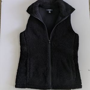 Chaps Sherpa Vest, Black